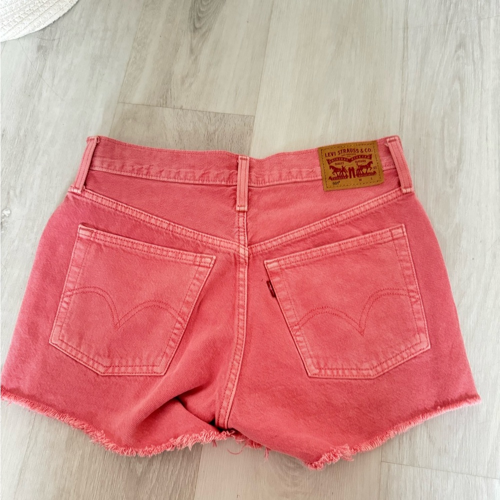 Pink Levi's Summer Shorts